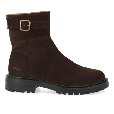 Støvle med dekorativ spændedetalje