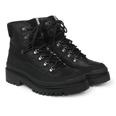 Snørestøvle med uldfoer