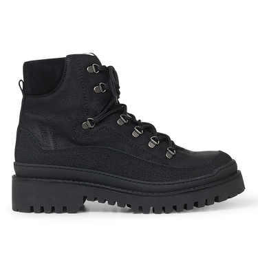 Snørestøvle med uldfoer